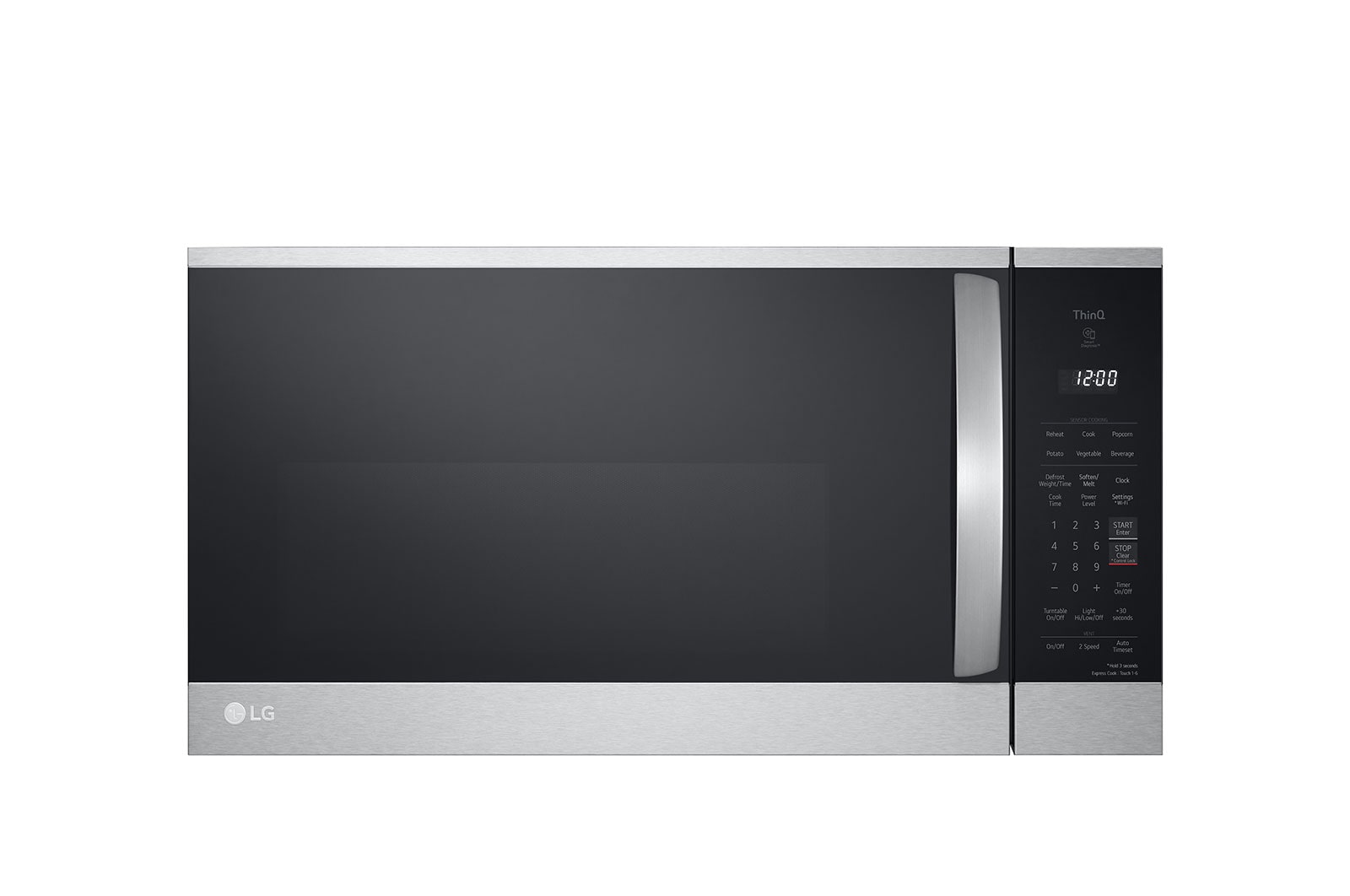 LG Four à micro-ondes intelligent avec hotte intégrée de 1,8?pi3 , MVEM1825F
