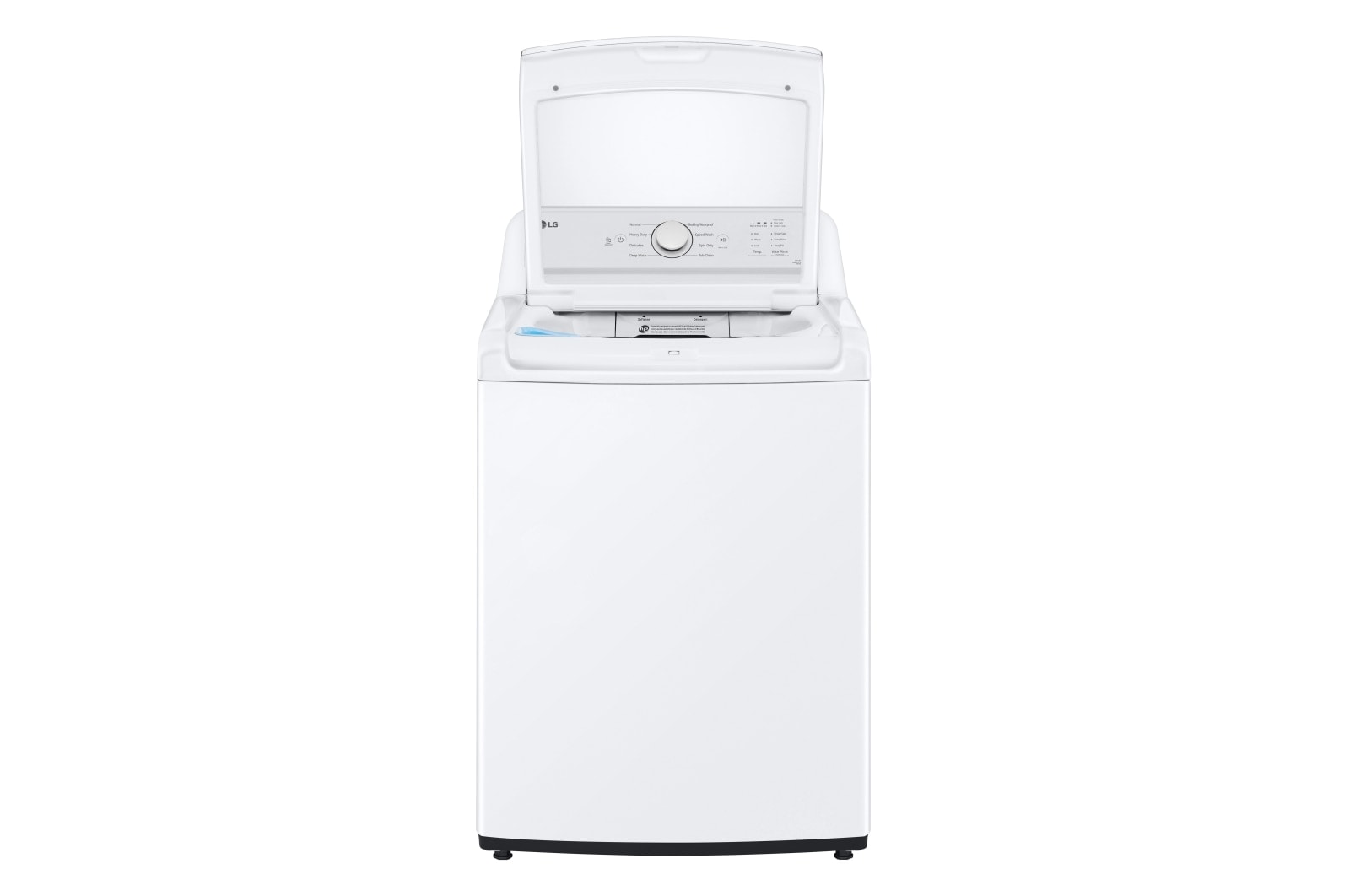 LG Laveuse à chargement vertical de 4,8?pi3 avec agitateur et couvercle en verre SlamProof, WT6105CW