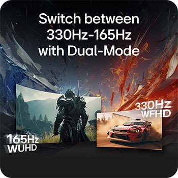 Commutation entre 300Hz-165Hz avec Dual-Mode