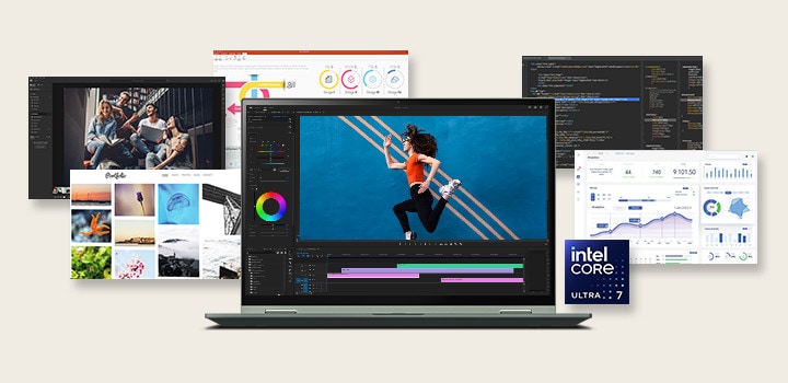Processeur IntelMD CoreMC Ultra?7 le plus récent – édition Evo.