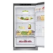 LG Réfrigérateur de 24?po à profondeur de comptoir d’une capacité de 12?pi3 avec congélateur en bas et Refroidissement+ de la porte, LBNC12231V