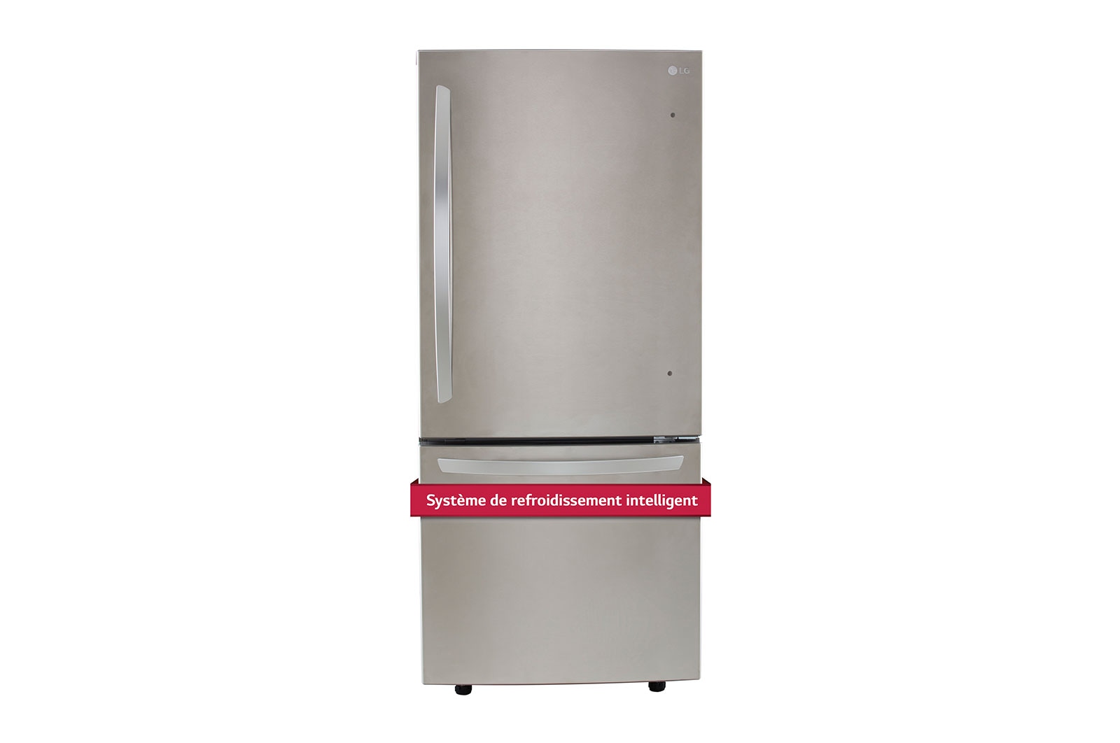 LG Réfrigérateur avec congélateur en bas doté d’un tiroir coulissant de 30?po, 22 pi<sup>3</sup>, LRDNS2200S