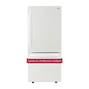 LG Réfrigérateur avec congélateur en bas doté d’un tiroir coulissant de 30?po, 22 pi<sup>3</sup>, LRDNS2200W