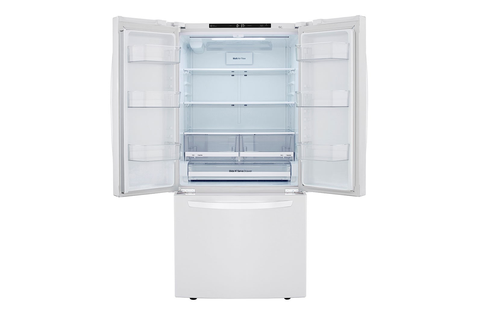 LG Réfrigérateur de 33 po avec porte à deux battants avec Smart Cooling<sup>MC</sup> Plus, LRFCS2503W