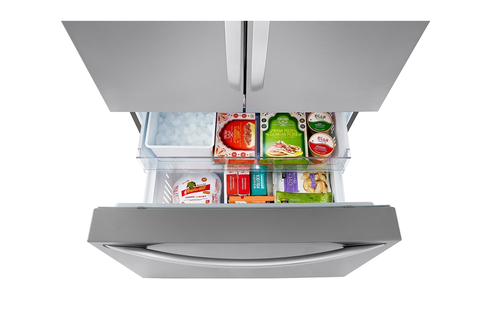 LG Réfrigérateur intelligent à Counter Depth MAX<sup>MC</sup> de 27 pi3 avec distributeur d’eau intégré, LRFLC2706S