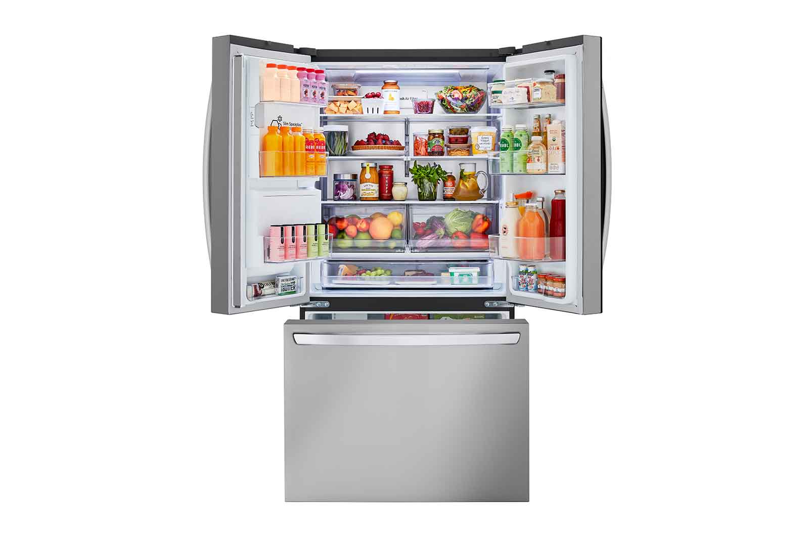 LG Réfrigérateur intelligent de 26 pi3 à profondeur de comptoir MAX avec machine à gla?ons double, LRFXC2606S