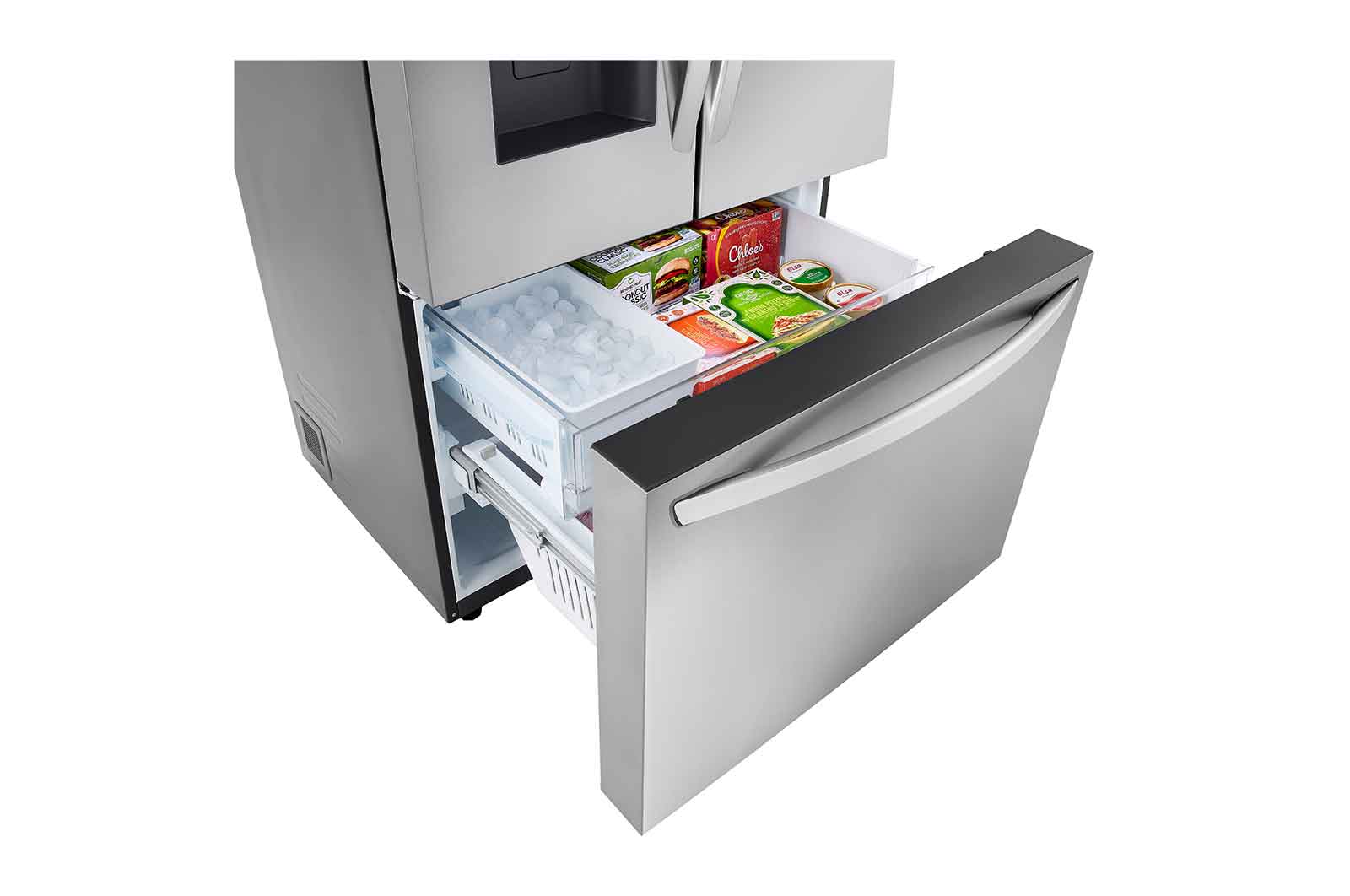 LG Réfrigérateur intelligent de 26 pi3 à profondeur de comptoir MAX avec machine à gla?ons double, LRFXC2606S