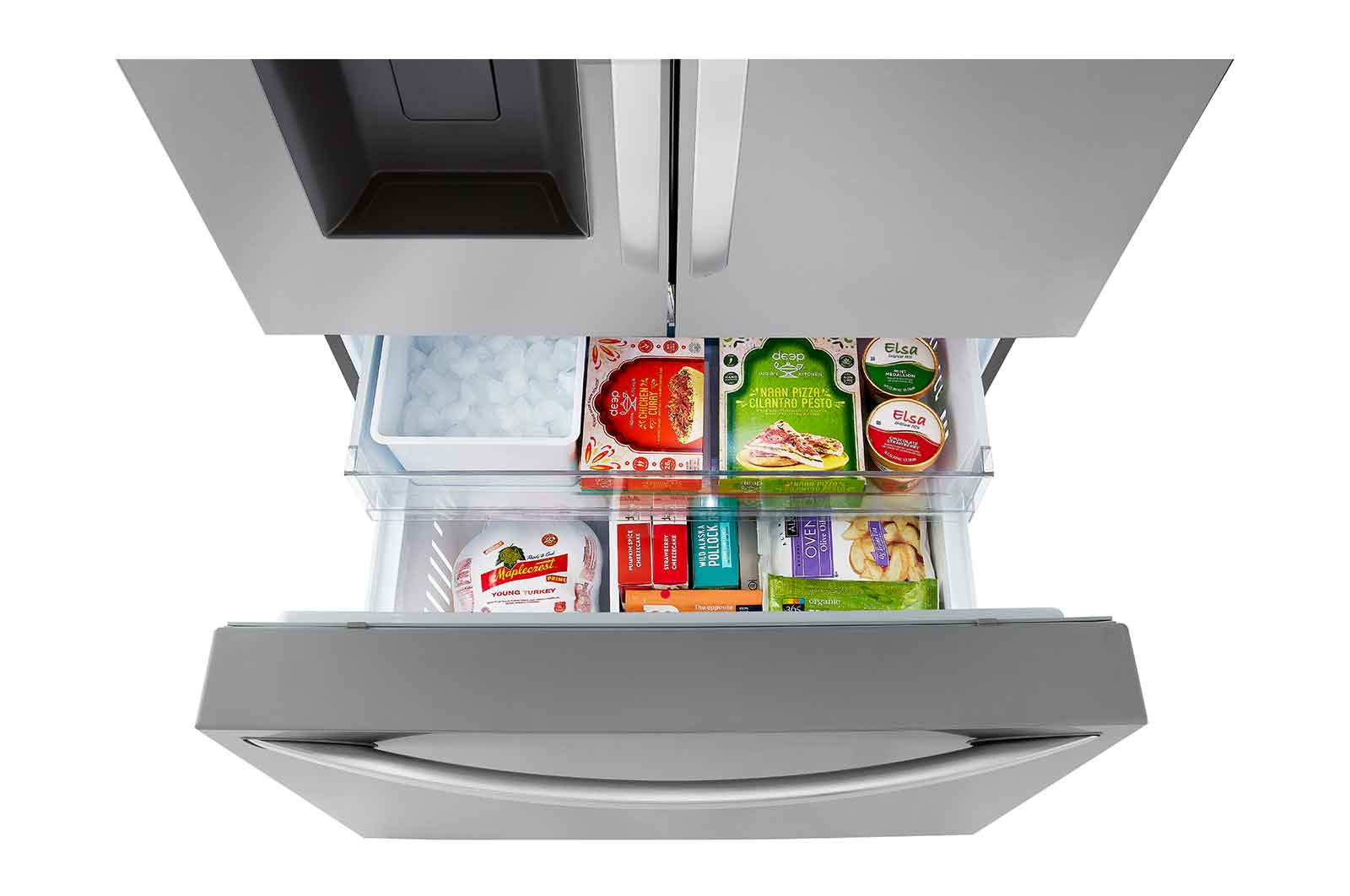 LG Réfrigérateur intelligent de 26 pi3 à profondeur de comptoir MAX avec machine à gla?ons double, LRFXC2606S