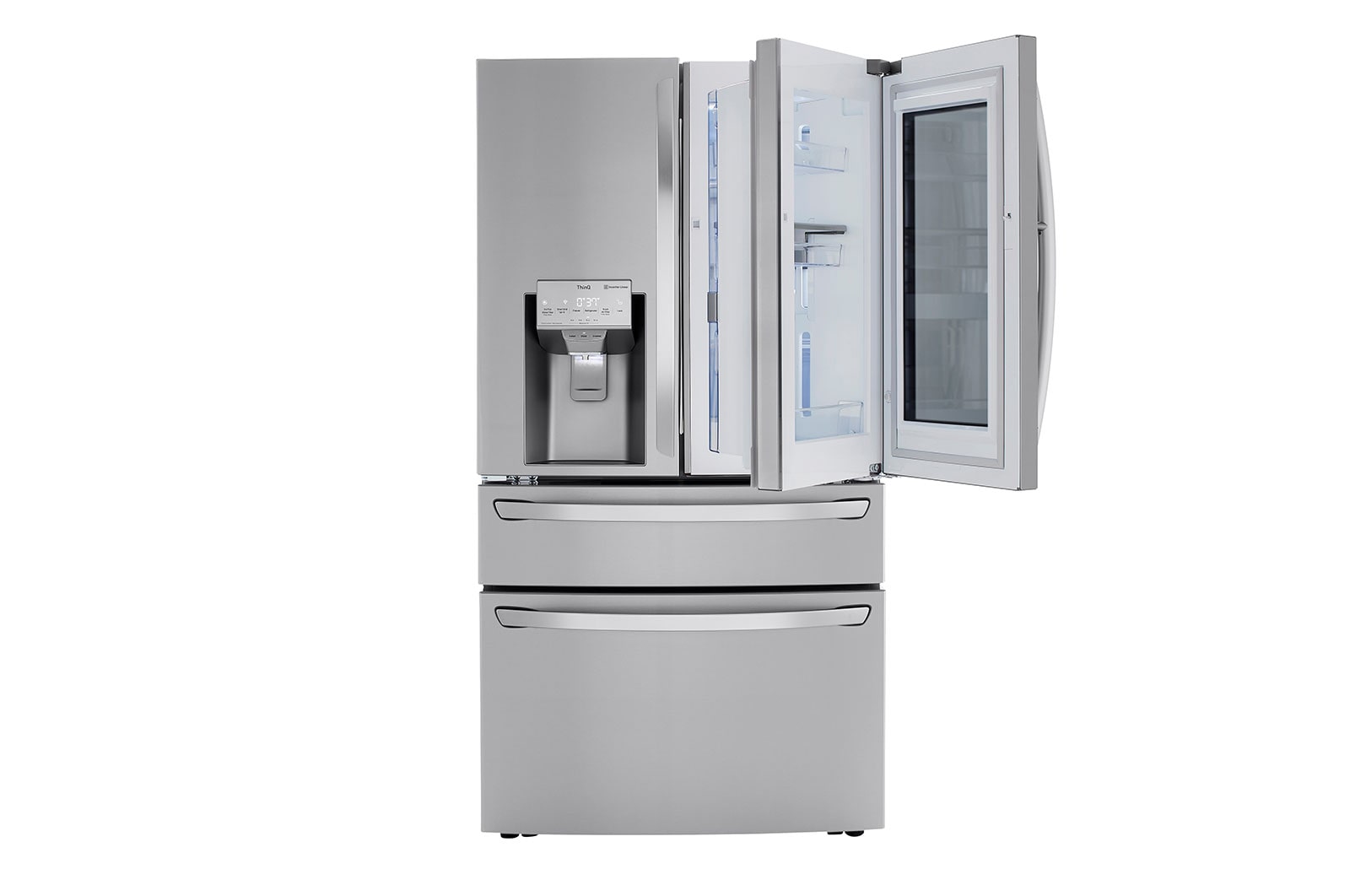 LG Réfrigérateur InstaView ThinQ<sup>MD</sup> de 30 pi3 avec porte dans la porte et machine à gla?ons Craft Ice<sup>MC</sup>, LRMVS3006S