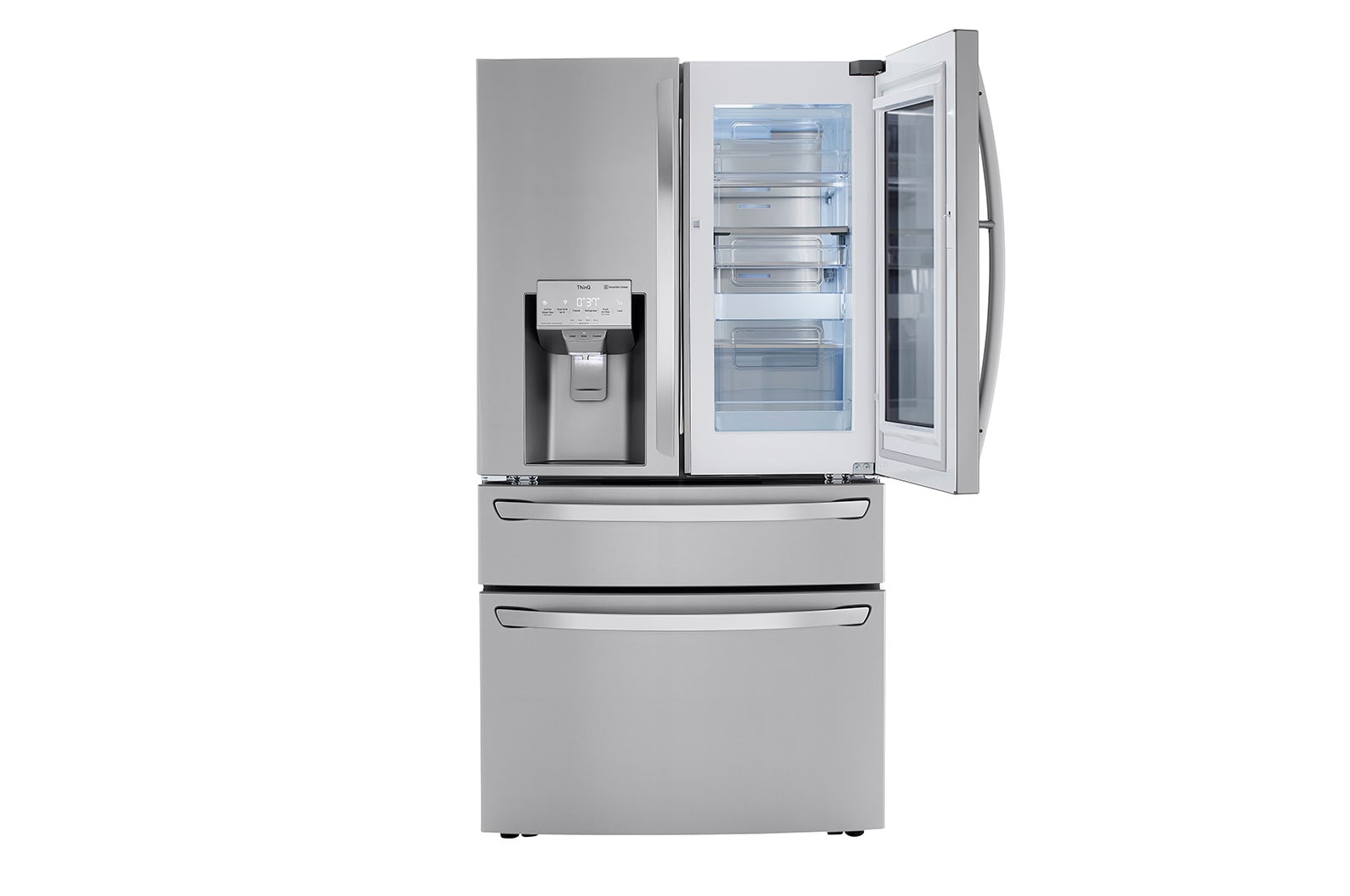 LG Réfrigérateur InstaView ThinQ<sup>MD</sup> de 30 pi3 avec porte dans la porte et machine à gla?ons Craft Ice<sup>MC</sup>, LRMVS3006S