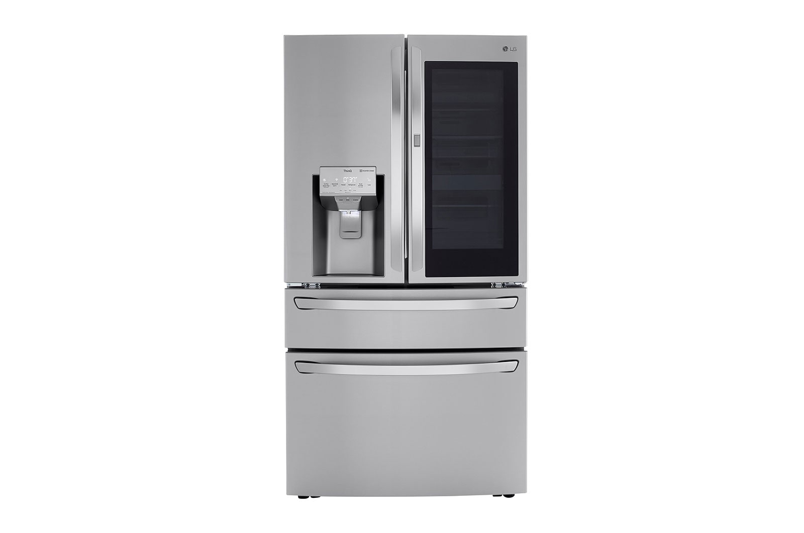 LG Réfrigérateur InstaView ThinQ<sup>MD</sup> de 30 pi3 avec porte dans la porte et machine à gla?ons Craft Ice<sup>MC</sup>, LRMVS3006S