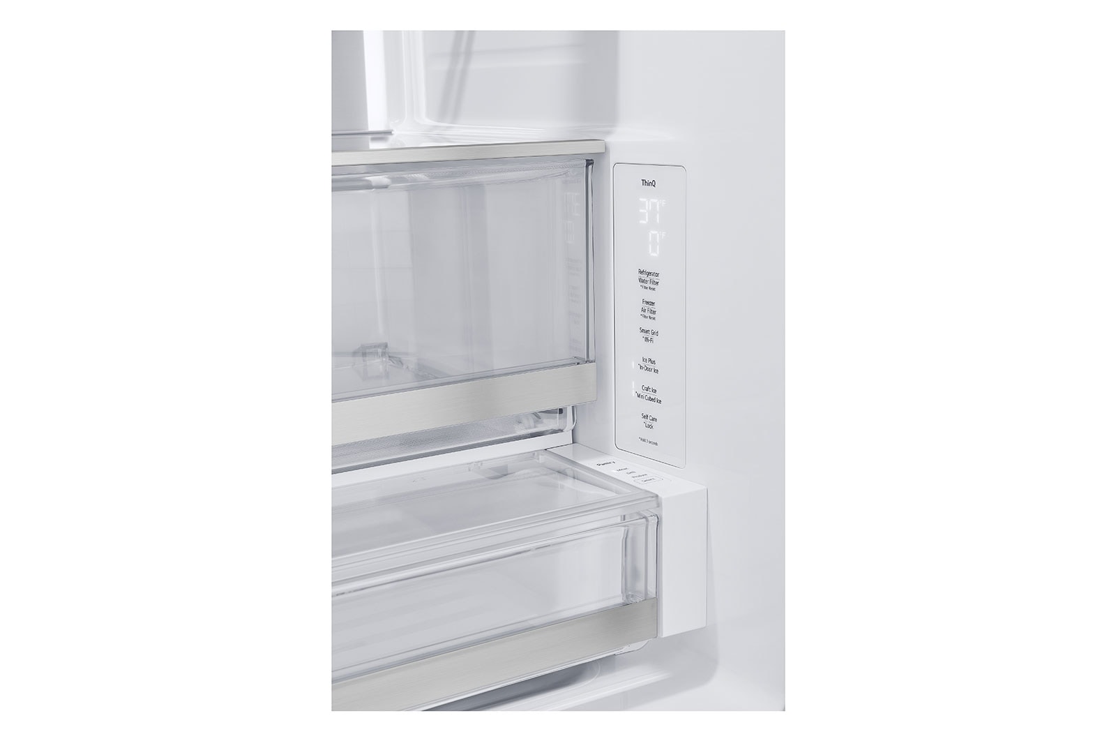 LG Réfrigérateur avec porte à deux battants Counter-Depth MAX<sup>MC</sup> de 26 pi3 avec quatre types de glace, LRYXC2606D