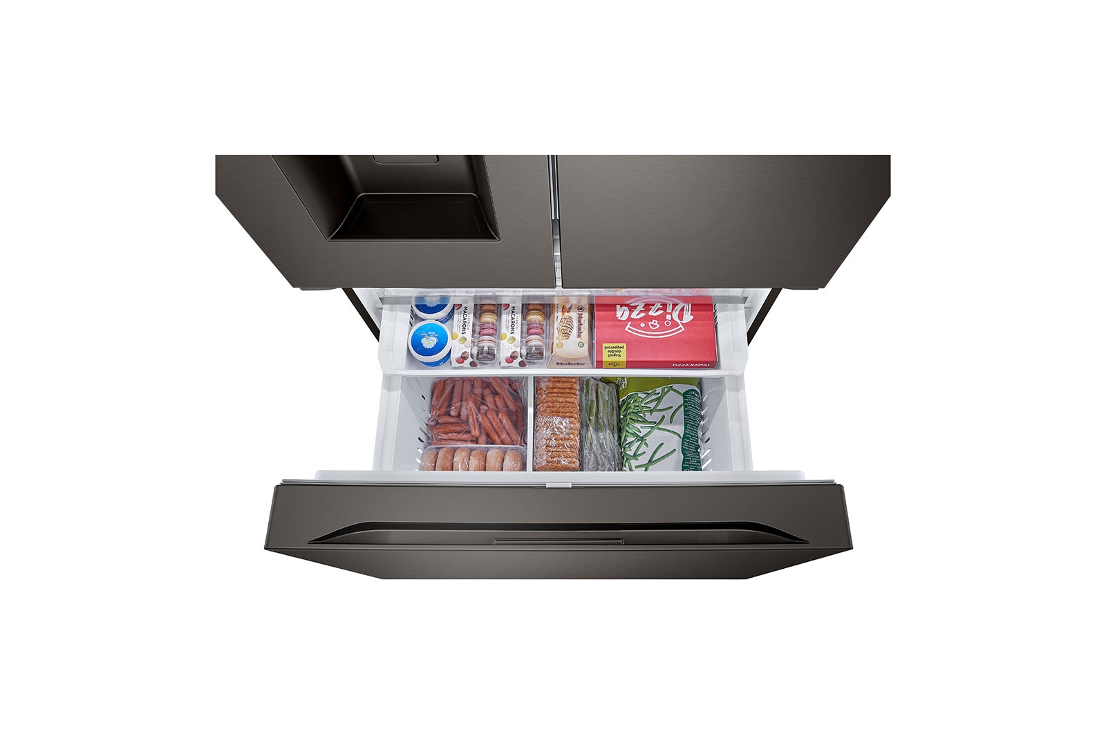 LG Réfrigérateur avec porte à deux battants Counter-Depth MAX<sup>MC</sup> de 26 pi3 avec quatre types de glace, LRYXC2606D