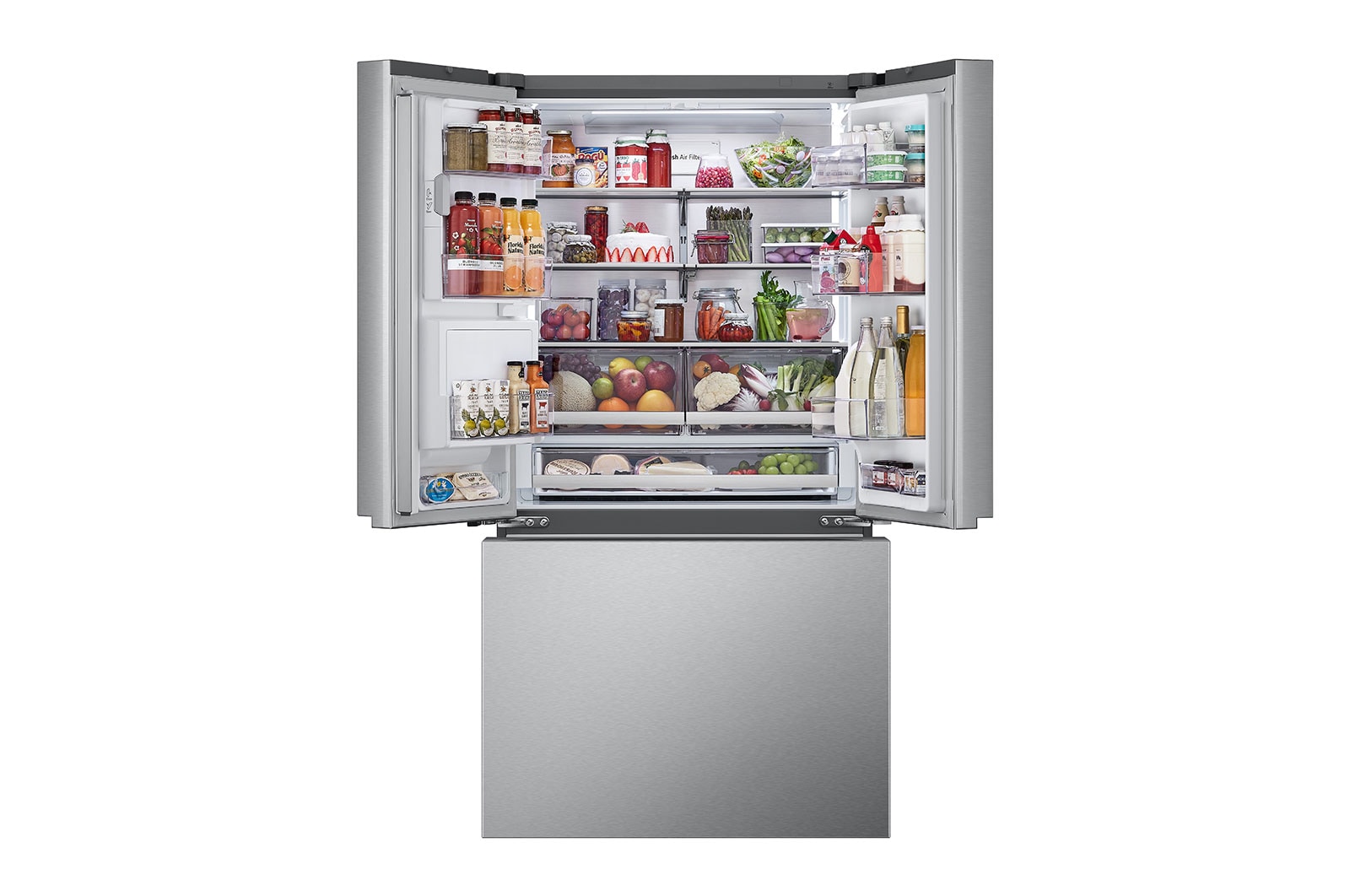 LG Réfrigérateur avec porte à deux battants Counter-Depth MAX<sup>MC</sup> de 26 pi3 avec quatre types de glace, LRYXC2606S