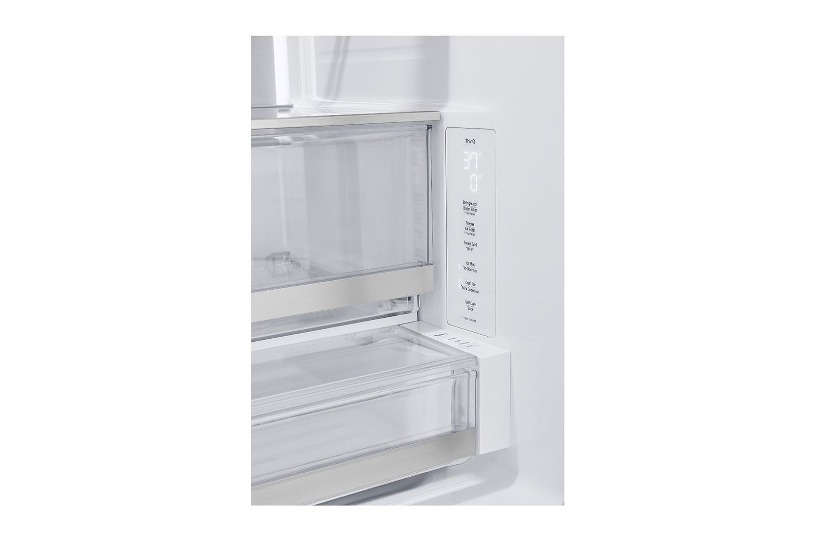 LG Réfrigérateur avec porte à deux battants Counter-Depth MAX<sup>MC</sup> de 26 pi3 avec quatre types de glace, LRYXC2606S