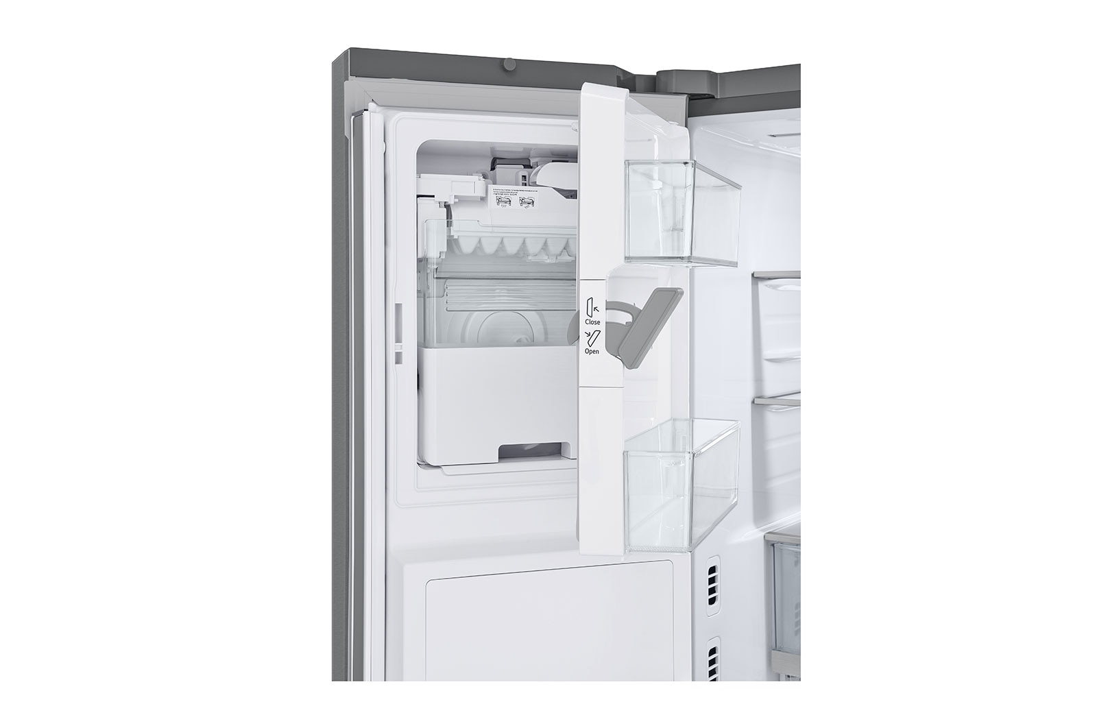 LG Réfrigérateur avec porte à deux battants Counter-Depth MAX<sup>MC</sup> de 26 pi3 avec quatre types de glace, LRYXC2606S