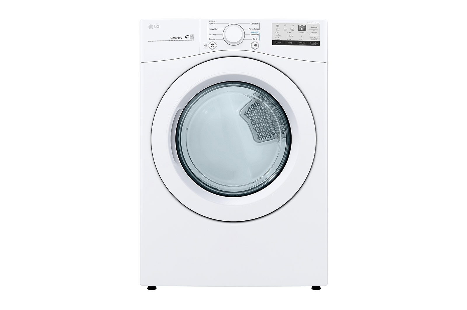 LG Sécheuse électrique à chargement frontal à hyper grande capacité dotée de l’AI ThinQ<sup>MD</sup> de 7,4?pi3 , DLE3400W