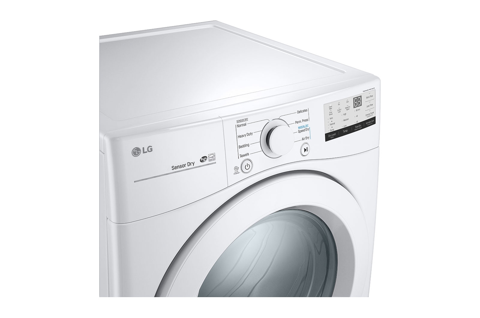LG Sécheuse électrique à chargement frontal à hyper grande capacité dotée de l’AI ThinQ<sup>MD</sup> de 7,4?pi3 , DLE3400W