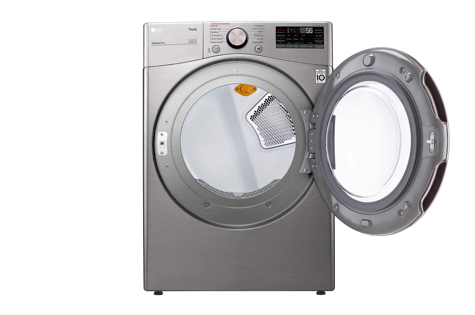 LG Sécheuse électrique à chargement frontal à ultra-grande capacité de 7,4 pi3, DLEX3850V