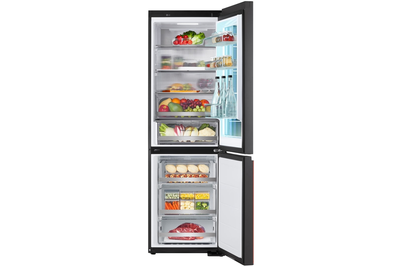 LG InstaView with MoodUP?? fridge-freezer combination | Built-in speaker | 4.3” touch LCD display | GBG719MDNN, GBG719MDNN