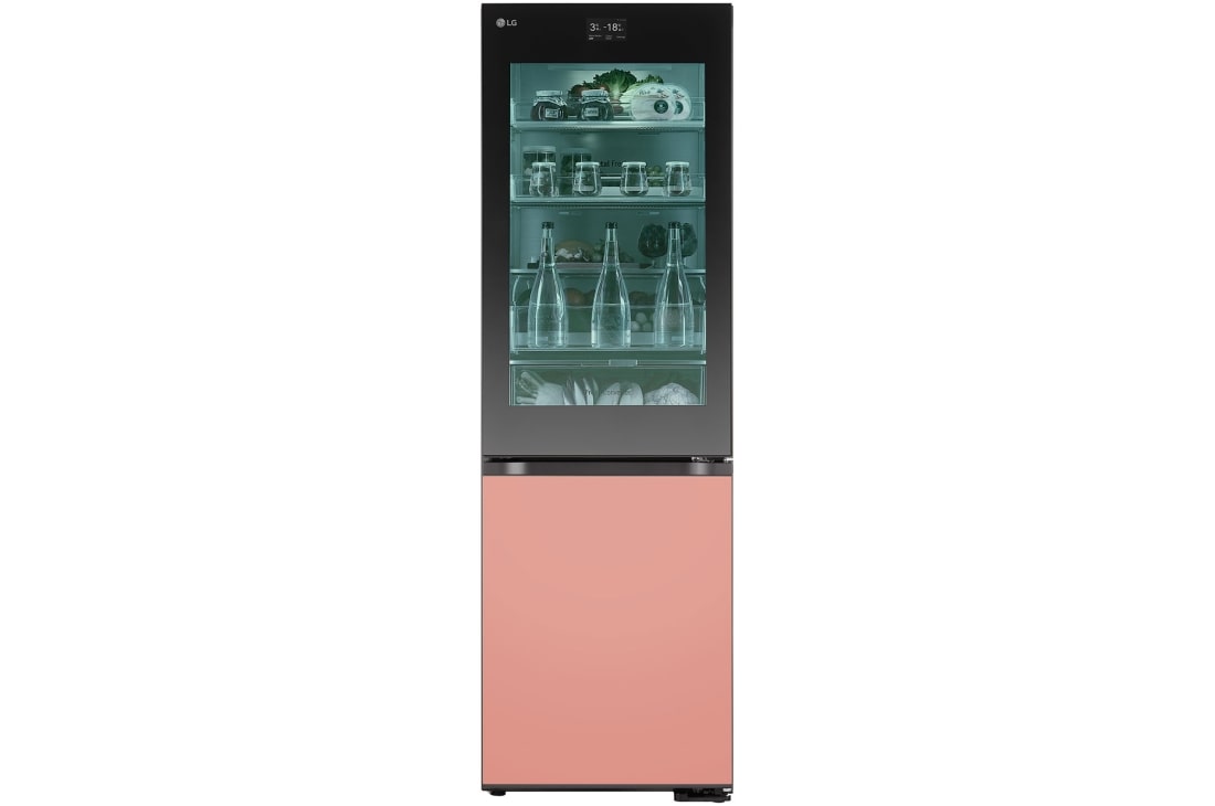 LG InstaView with MoodUP?? fridge-freezer combination | Built-in speaker | 4.3” touch LCD display | GBG719MDNN, GBG719MDNN