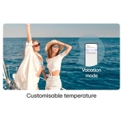LG InstaView with MoodUP?? fridge-freezer combination | Built-in speaker | 4.3” touch LCD display | GBG719MDNN, GBG719MDNN
