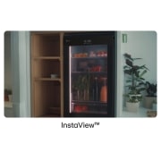 LG InstaView with MoodUP?? fridge-freezer combination | Built-in speaker | 4.3” touch LCD display | GBG719MDNN, GBG719MDNN