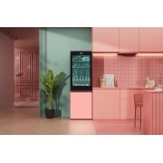 LG InstaView with MoodUP?? fridge-freezer combination | Built-in speaker | 4.3” touch LCD display | GBG719MDNN, GBG719MDNN