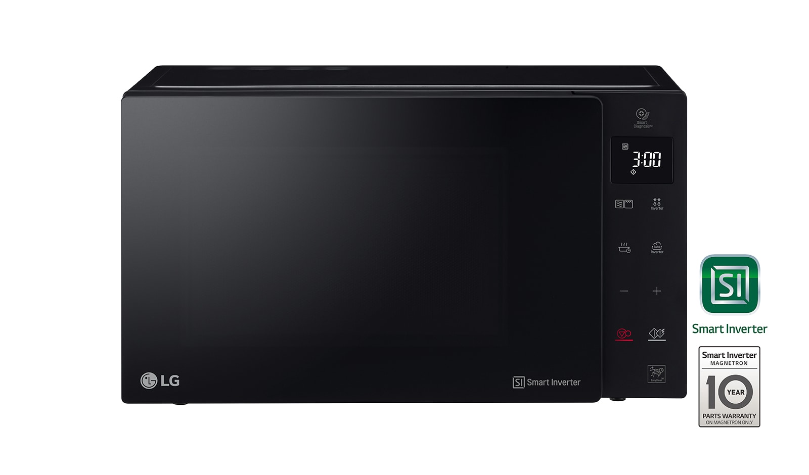 Vorderseite von Mikrowelle mit Smart Inverter Technologie, Quarz Grill und 25 Liter Kapazit?t MH6535GIS