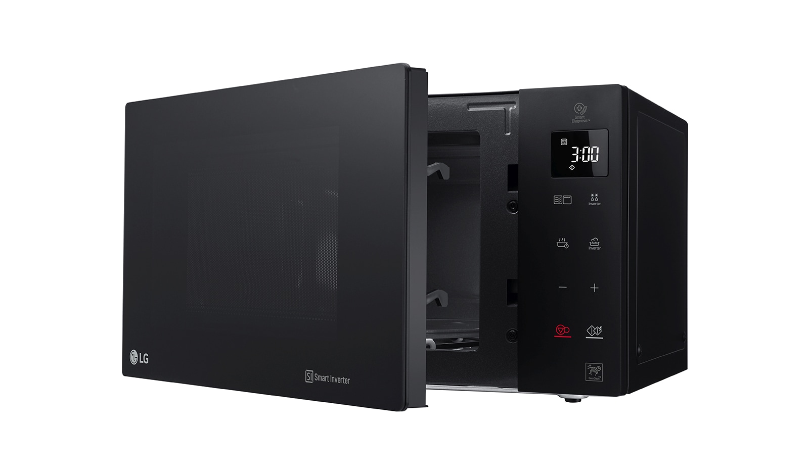 LG Mikrowelle mit Smart Inverter Technologie, Quarz Grill und 25 Liter Kapazit?t, MH6535GIS