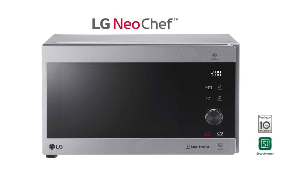 LG Mikrowelle mit Smart Inverter Technologie, Quarz Grill und 25 Liter Kapazit?t und I-Wave Technologie, MH6565CPS