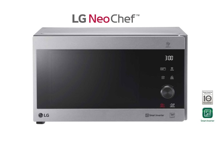 LG Mikrowelle mit Smart Inverter Technologie, Quarz Grill und 25 Liter Kapazit?t und I-Wave Technologie, MH6565CPS