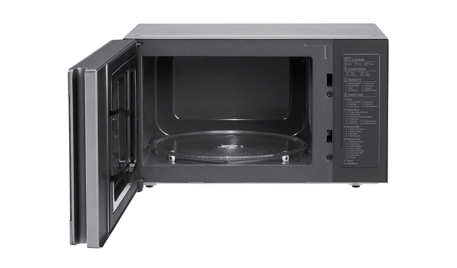 LG Mikrowelle mit Smart Inverter Technologie, Quarz Grill und 25 Liter Kapazit?t und I-Wave Technologie, MH6565CPS