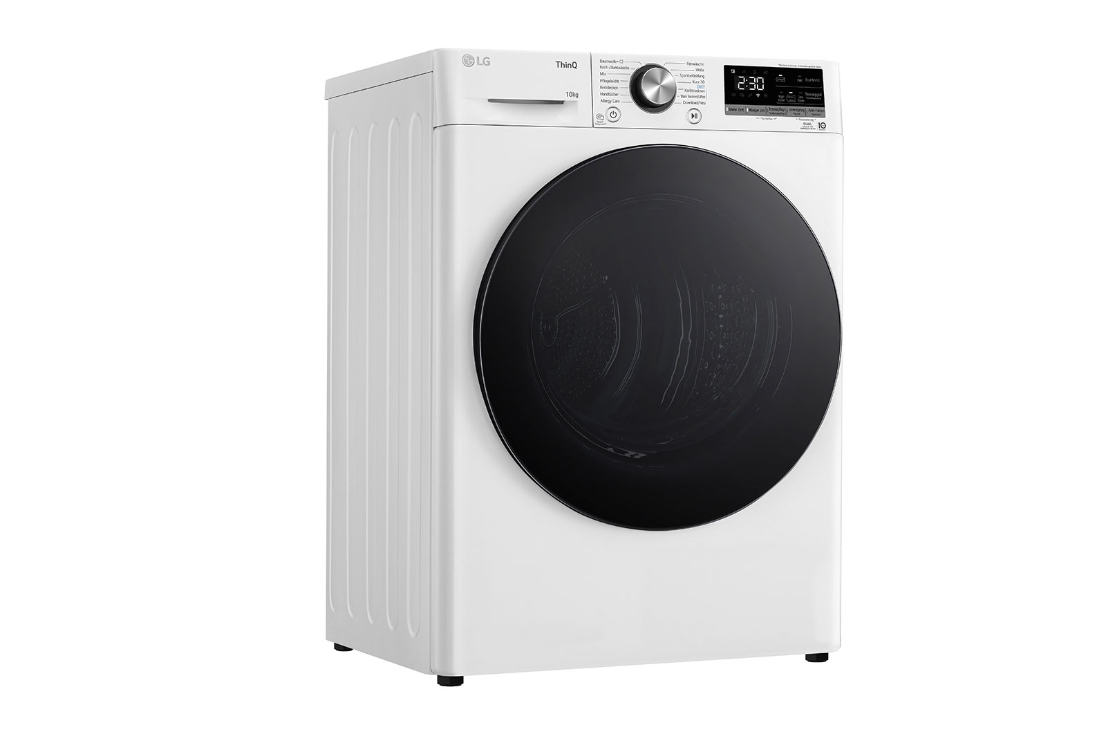 LG Trockner mit Dual Inverter W?rmepumpentechnologie & Sicherheitsglastür | Automatisch selbstreinigender Kondensator | 10 kg Fassungsverm?gen | Wi-Fi-Funktion | EEK A+++ | V9AYXT, V9AYXT