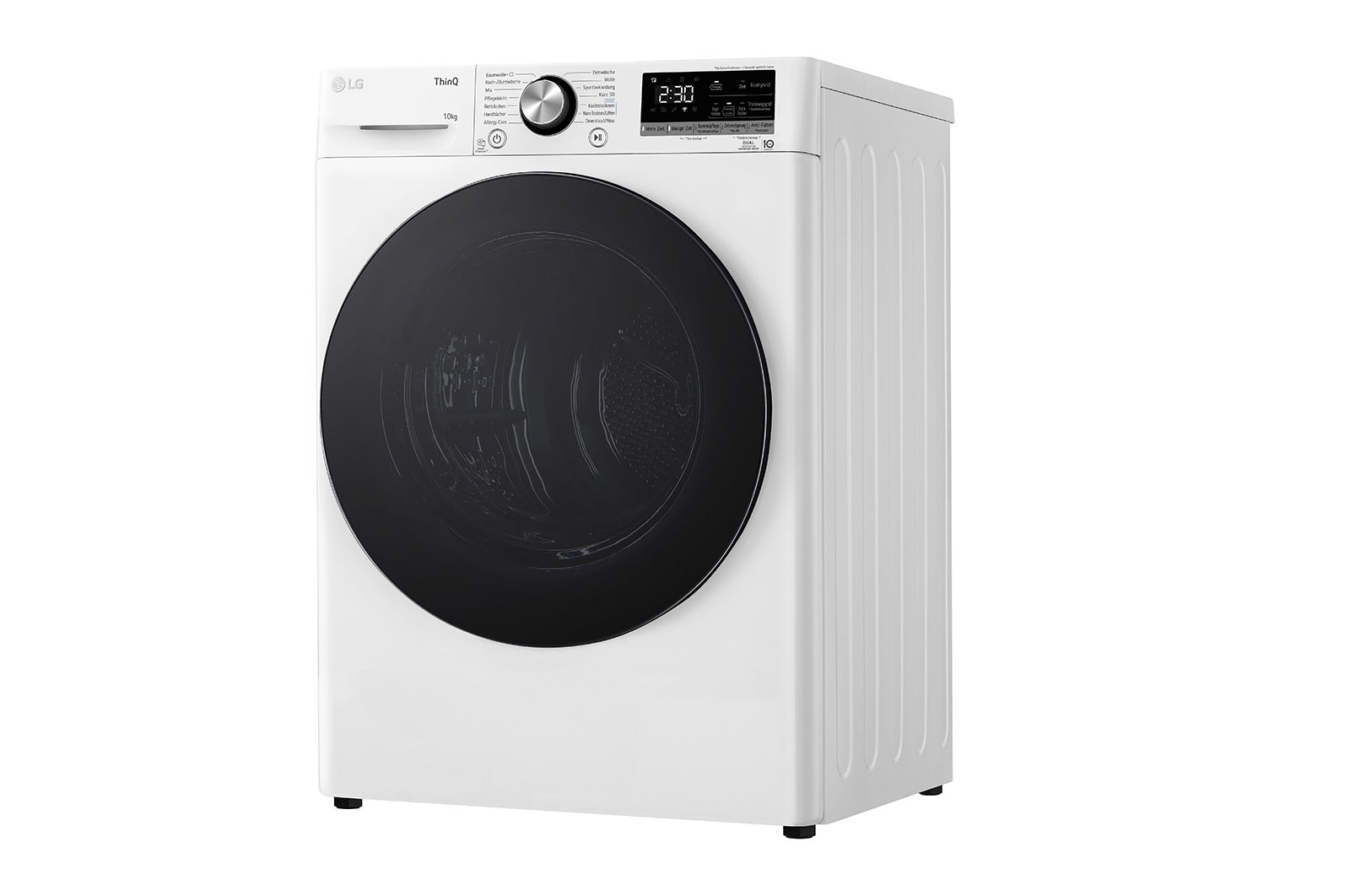 LG Trockner mit Dual Inverter W?rmepumpentechnologie & Sicherheitsglastür | Automatisch selbstreinigender Kondensator | 10 kg Fassungsverm?gen | Wi-Fi-Funktion | EEK A+++ | V9AYXT, V9AYXT