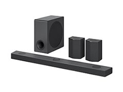 Schr?gansicht der LG Sound Bar S95QR