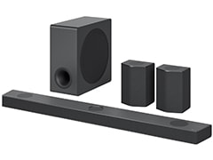 Schr?gansicht der LG Sound Bar S95QR
