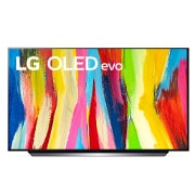Vorderseite von LG OLED evo C2 48 Zoll 4K Smart-TV OLED48C27LA