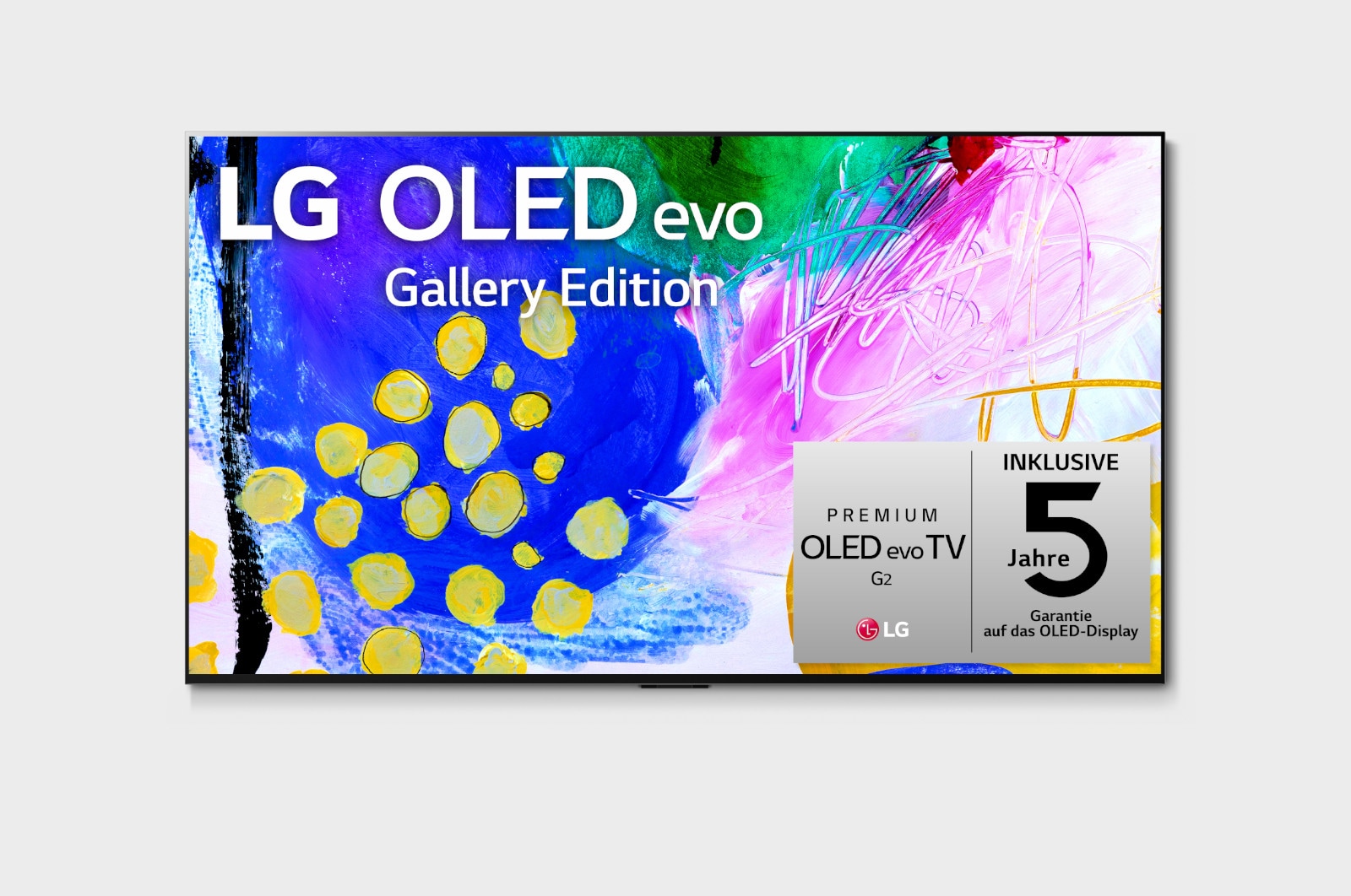 Vorderseite von 77“ LG OLED TV OLED77G29LA