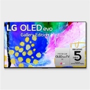 Vorderseite von 77“ LG OLED TV OLED77G29LA