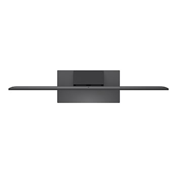 LG AI Magic Remote vor einem LG TV-Bildschirm. Auf dem Bildschirm erscheint eine personalisierte Begrü?ung durch die LG KI mit benutzerdefinierten Schlüsselw?rtern, die auf dem Such- und Sehverlauf des Benutzers basieren. An der Fernbedienung befinden sich ein Symbol und ein Hinweis darauf, dass die AI Concierge-Funktion mit einem kurzen Druck auf die KI-Schaltfl?che leicht zug?nglich ist. 