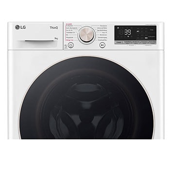 LG Waschmaschine Weiss (A-10%*, 9 kg, 1.360 U./Min.) mit AI DD? & TurboWash?360° | F4WR709G, F4WR709G