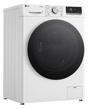 LG Waschmaschine Weiss (A-10%*, 9 kg, 1.360 U./Min.) mit AI DD? & TurboWash?360° | F4WR709G, F4WR709G