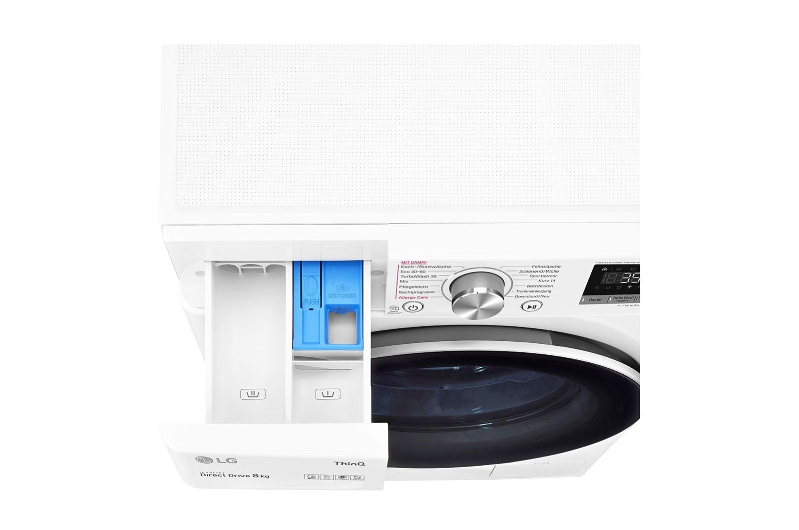 LG Waschmaschine | 8 kg | Energieeffizienzklasse A | AI DD? | Steam | TurboWash? 360°, F4WV708P1E