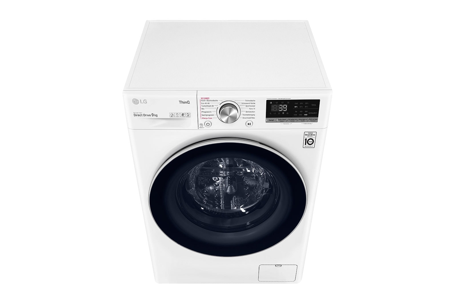 LG Waschmaschine | 9 kg | Energieeffizienzklasse A | AI DD? | Steam | TurboWash? 360°, F4WV709P1E