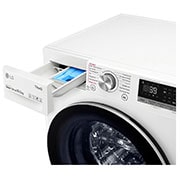 LG Waschmaschine mit AI DD? | 10,5 kg | Energieeffizienzklasse A | 1.400 U./Min. | Steam | TurboWash? 360° | Wi-Fi-Funktion, F4WV710P1E