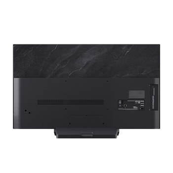 Vue arrière de la Smart TV LG OLED evo AI C5 4K.