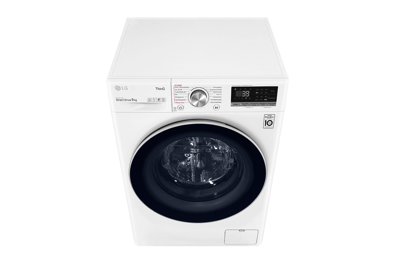 LG Lave-linge | 9 kg | Classe d'efficacité énergétique A | AI DD? | Steam | TurboWash? 360, F4WV709P1E