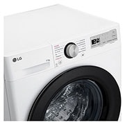 LG Lave-linge d'une capacité de 11 kg | Efficacité énergétique A | 1 400 tr/min. | Blanc avec anneau hublot noir | F4WR4911P, F4WR4911P