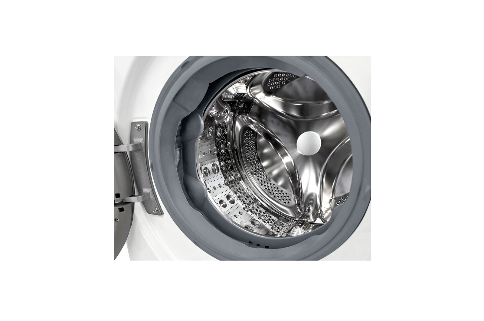 LG Lave-linge d'une capacité de 11 kg | EEK A | 1.400 tr/min. | Blanc avec anneau hublot noir | F4WR701Y, F4WR701Y